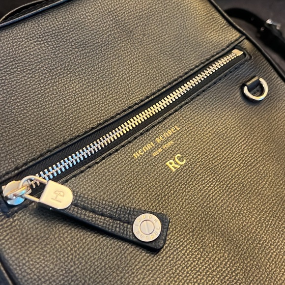 HENRI BENDEL ‘BOWERY’ BLACK LEATHER BACKPACK - Picture 16 of 16